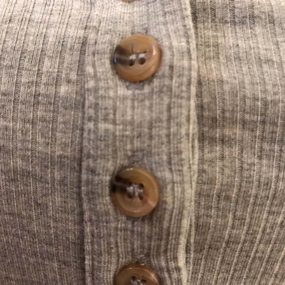 Grey Willow and Root Scrunched Ribbed T-Shirt Dress NWT - Picture 7 of 11